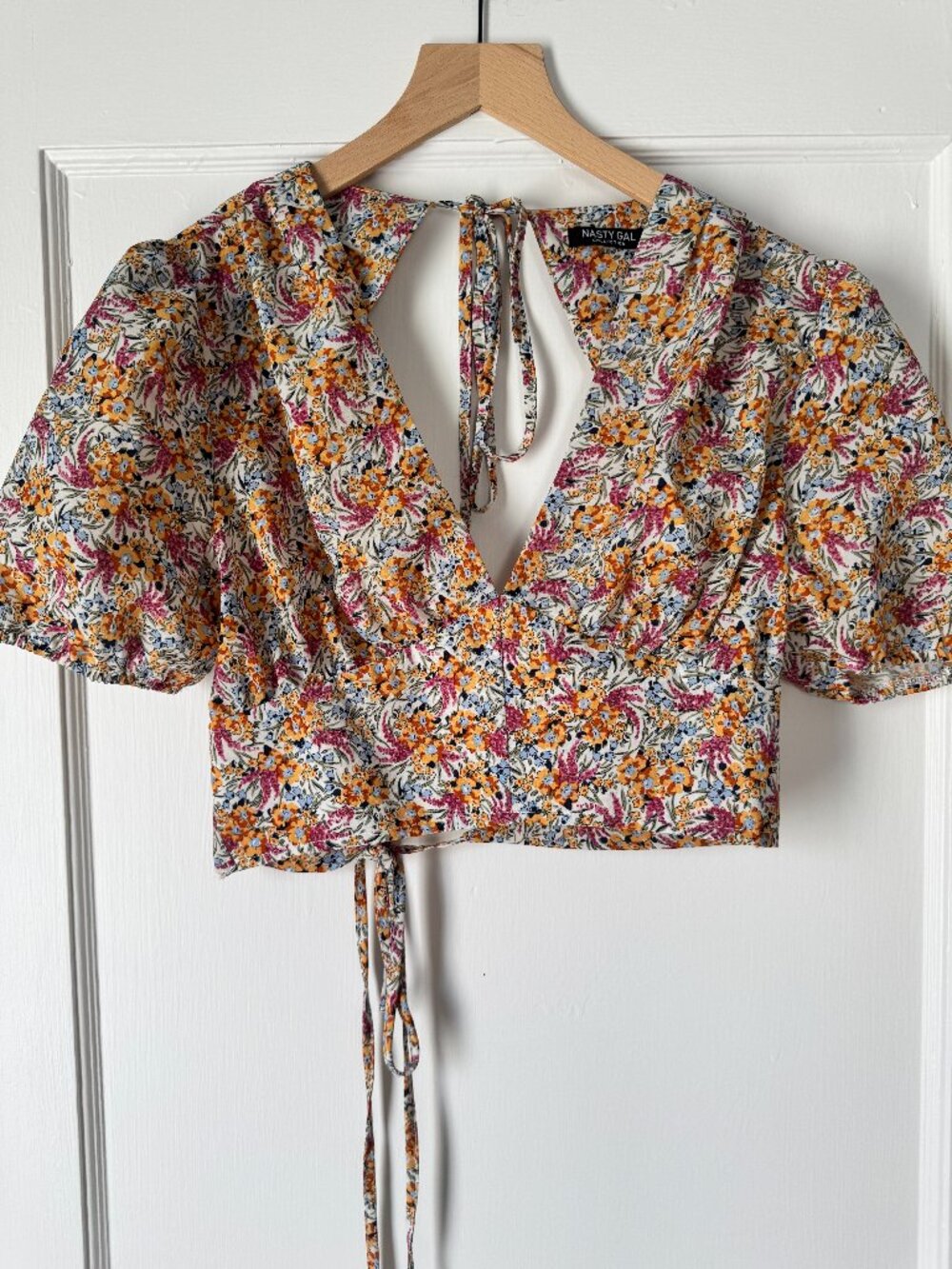 Nasty Gal Open Back Crop Top - 4